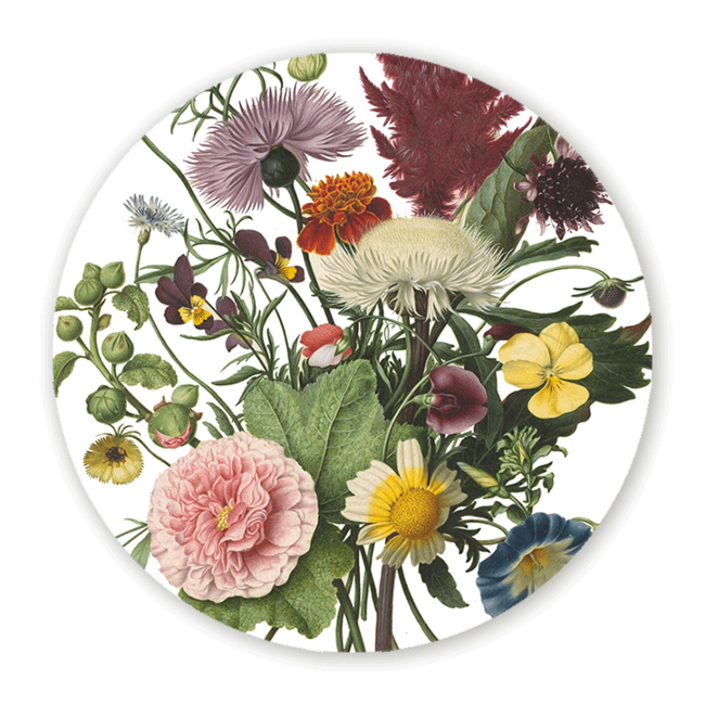 Sweet Living Wandcirkel Vrolijk Veldboeket