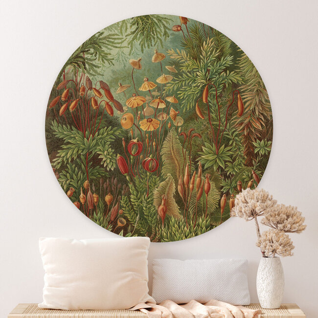 Sweet Living Wandcirkel Tropische Bloemen