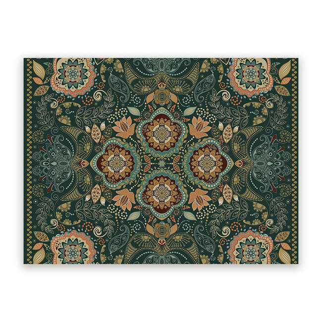 Sweet Living Schilderij Boho Kunst Groen