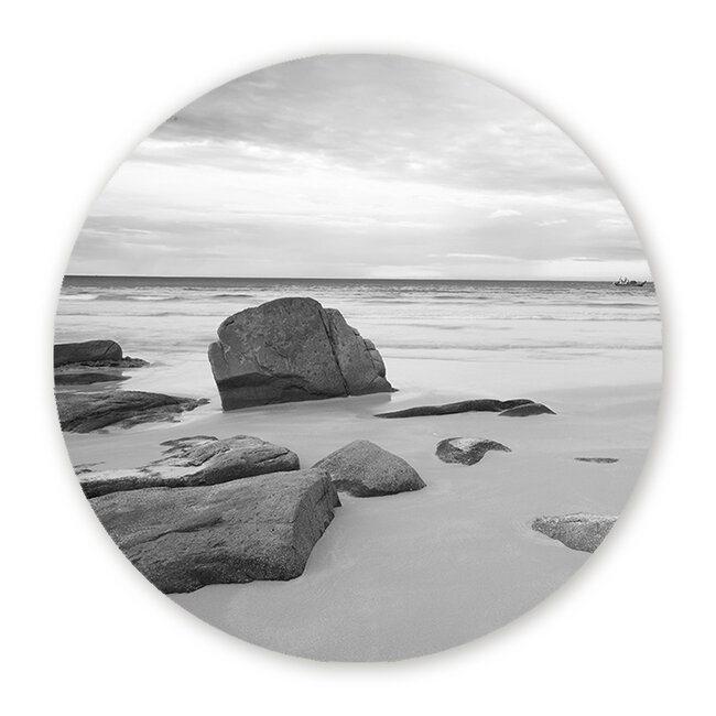 Sweet Living Wandcirkel Rotsen aan de Zee