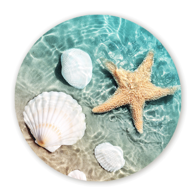 Sweet Living Wandcirkel Zeester en Schelpen