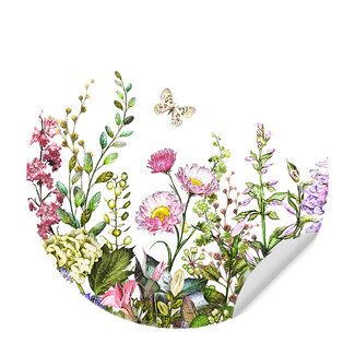 Sweet Living Muursticker Bloemen in de Weide