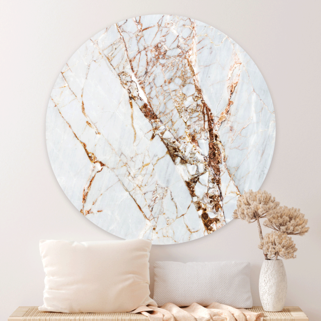 Sweet Living Muurcirkel Marble Stone