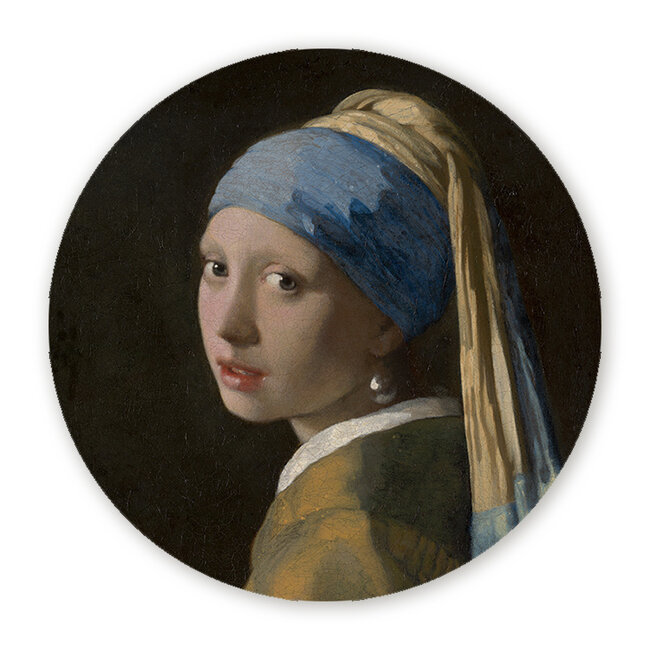 Sweet Living Wandcirkel Meisje met de Parel