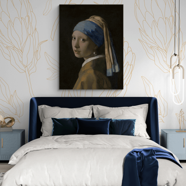 Sweet Living Schilderij Meisje met de Parel