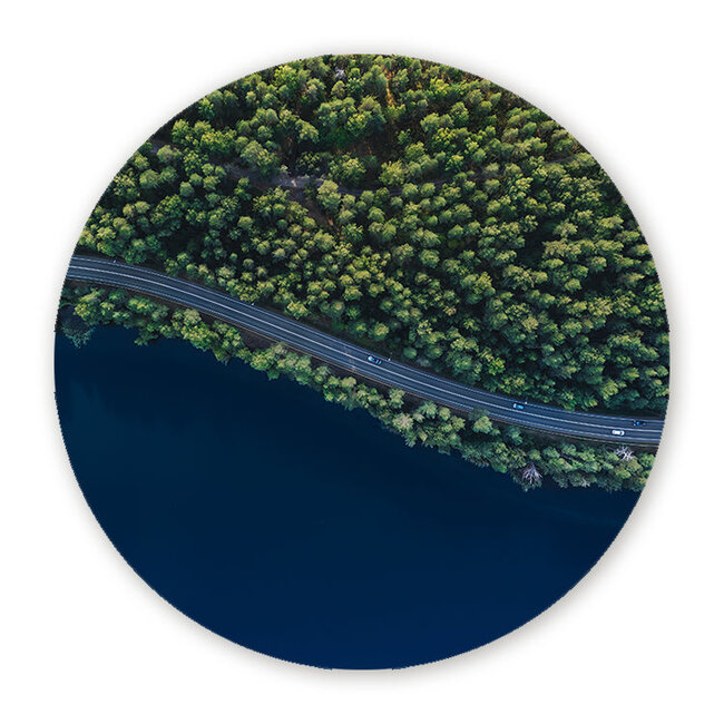 Sweet Living Wandcirkel Route langs het Meer