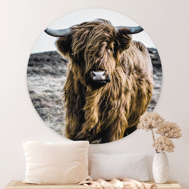 Sweet Living Wandcirkel Wild Highland Beauty