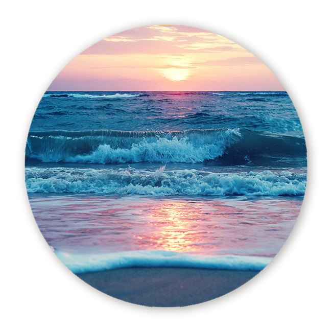 Sweet Living Wandcirkel Oceaan Dromen