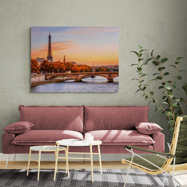 Sweet Living Schilderij Herfst in Parijs - Liggend