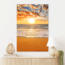 Sweet Living Schilderij Zon aan de Kust - Staand