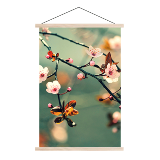 Sweet Living Schoolplaat Kersenbloem - Textielposter