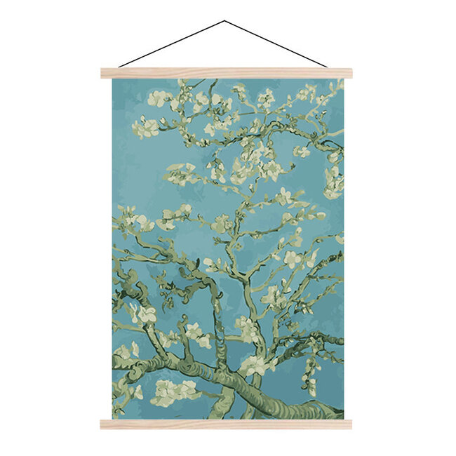 Sweet Living Schoolplaat Amandelbloesem - Textielposter