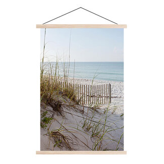 Sweet Living Schoolplaat Zee & Strand - Textielposter