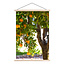 Sweet Living Schoolplaat Sinaasappelboom - Textielposter