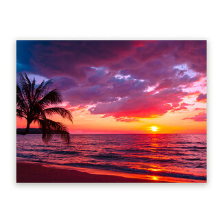 Sweet Living Schilderij Prachtig Tropisch Strand - Liggend