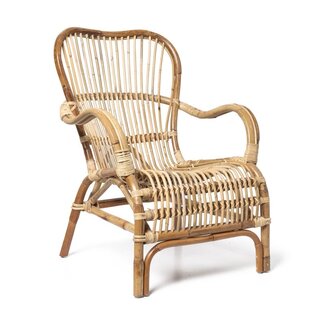 Sweet Living Rotan Loungestoel Naturel - 67x80xH86 cm
