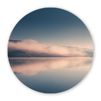 Sweet Living Wandcirkel Mirror Lake Mornings