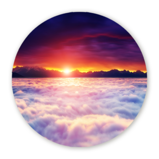 Sweet Living Wandcirkel Betoverende Zonsopkomst Sweet Living Wandcirkel Betoverende Zonsopkomst