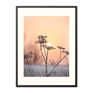 Sweet Living Poster in Lijst Snowy Sunset