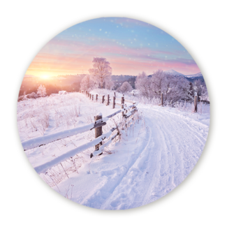 Sweet Living Wandcirkel Winterweg