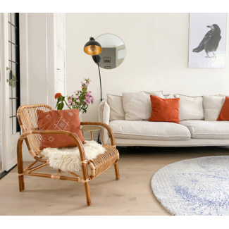 Sweet Living Rotan Loungestoel Boaz - 62x80xH72 cm