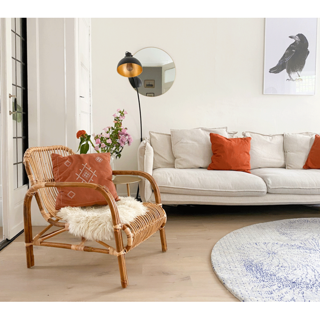Sweet Living Rotan Loungestoel Boaz - 62x80xH72 cm