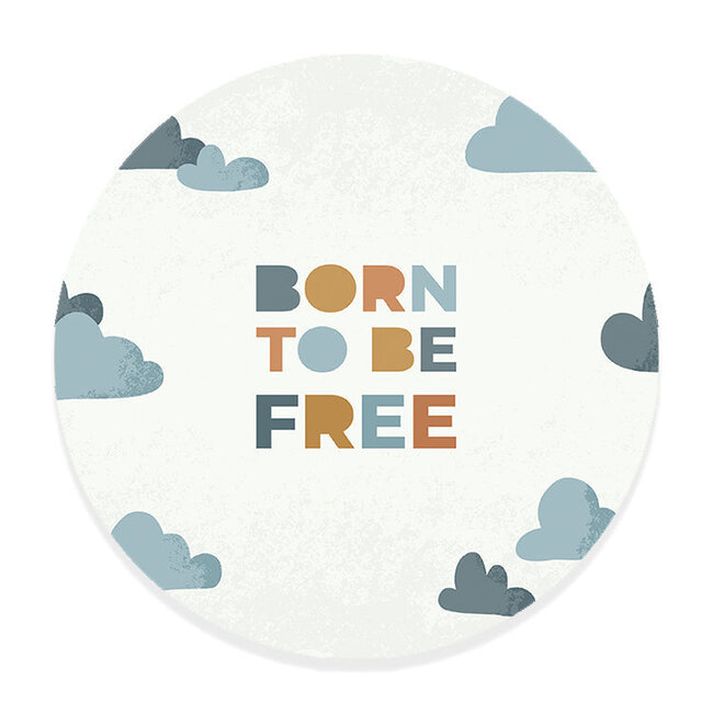 Sweet Living Muurcirkel Born to be Free - Kinderkamer