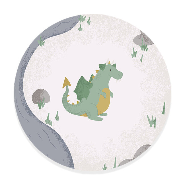 Sweet Living Muurcirkel Born to be Brave Draakje - Kinderkamer