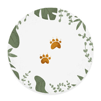 Sweet Living Muurcirkel Born to be Wild Berenpootjes - Kinderkamer