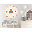 Sweet Living Muursticker - Born to Me Letterblokken - Kinderkamer