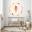 Sweet Living Muurcirkel Born to be Sweet Ijsje - Kinderkamer