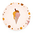 Sweet Living Muurcirkel Born to be Sweet Ijsje - Kinderkamer