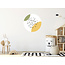 Sweet Living Muurcirkel Basic Geel/Groen - Kinderkamer