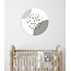 Sweet Living Muurcirkel Basic Grijs III - Kinderkamer
