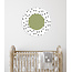Sweet Living Muurcirkel Basic Groen/Stippen - Kinderkamer