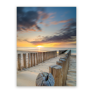 Sweet Living Schilderij Golfbrekers - Staand