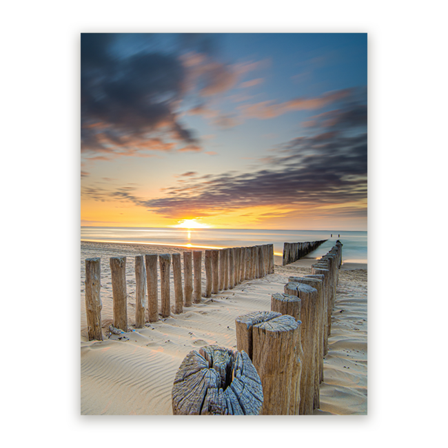 Sweet Living Schilderij Golfbrekers - Staand