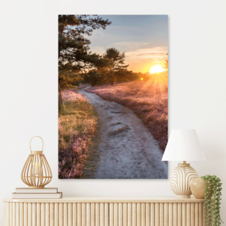 Sweet Living Schilderij Lüneburger Heide - Staand