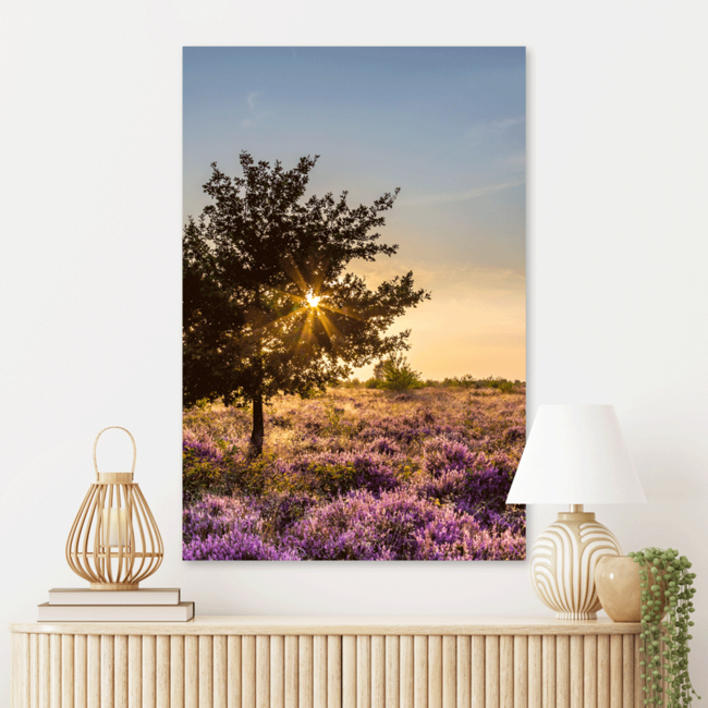 Sweet Living Schilderij Heide - Staand
