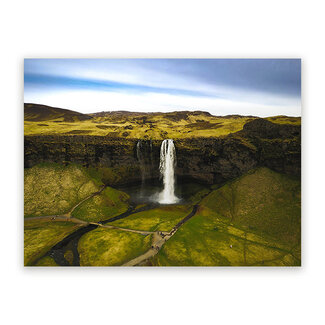 Sweet Living Schilderij Waterval in het Wild - Liggend