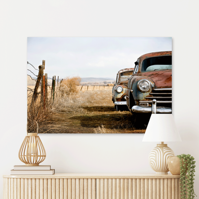 Sweet Living Schilderij Vintage Auto's - Liggend