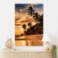 Sweet Living Schilderij Zonsondergang op het Strand - Staand