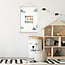 Sweet Living Schoolplaat Born To Be Free - Textielposter Kinderkamer