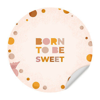 Sweet Living Behangcirkel - Born to Sweet - Kinderkamer - Behangsticker