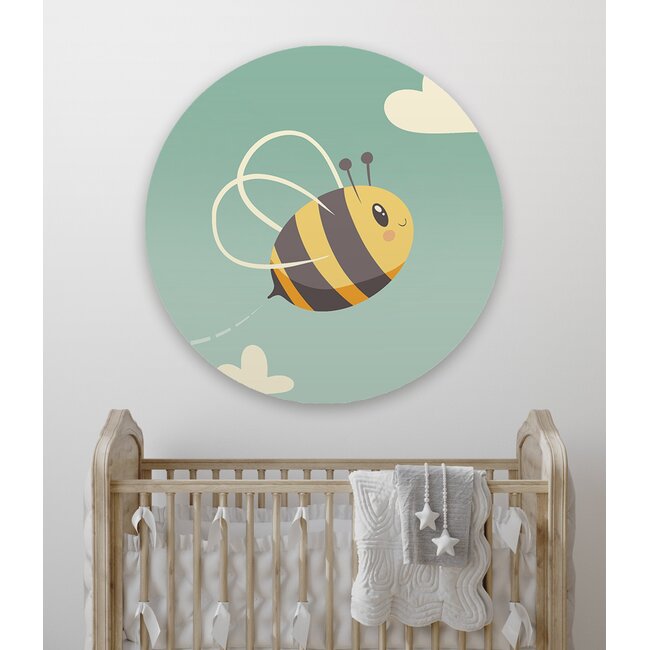 Sweet Living Muursticker Blije Bij - Kinderkamer - Wandsticker
