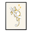 Sweet Living Poster in Lijst Slapend Aapje - Kinderkamer