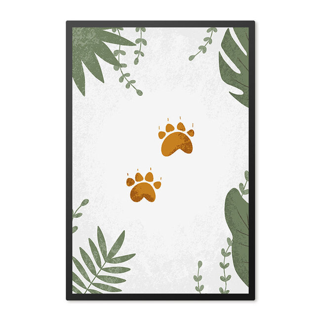 Sweet Living Poster in Lijst Beren Pootjes - Kinderkamer