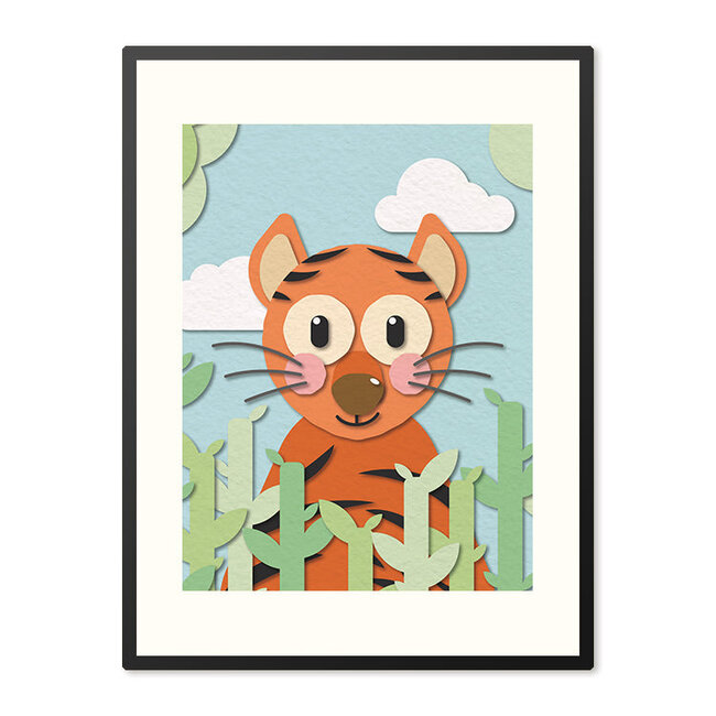 Sweet Living Poster in Lijst Eekhoorn - Kinderkamer