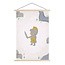 Sweet Living Schoolplaat - Born To Be Brave Ridder - Textielposter Kinderkamer