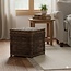 Sweet Living Vierkante Rotan Opbergmand Luc - Antiek